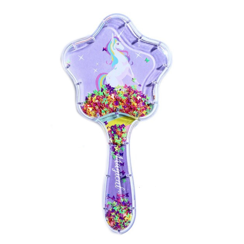 Sweet Dreams haar borstel Unicorn paars 01